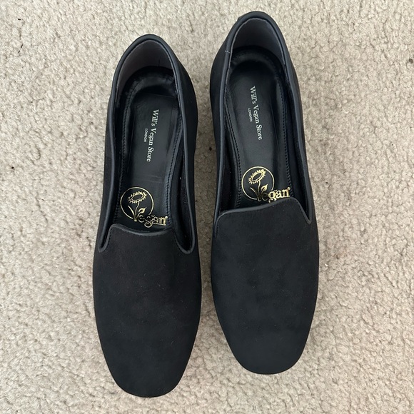 🖤 Black Suede Slip-On Vegan Loafer, Will’s Leather +FREE GIFT! - Picture 6 of 9